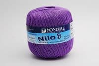Mondial NILO Egyptian Cotton Prints Crochet Thread/Yarn Size 8 - 312 Purple